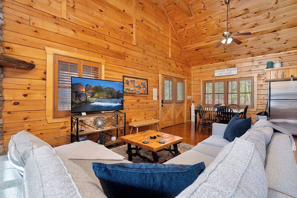 Snuggle up together to watch a fun family movie.
