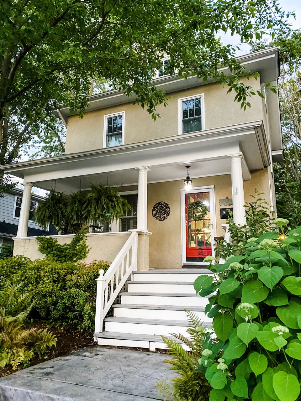 Front of the house