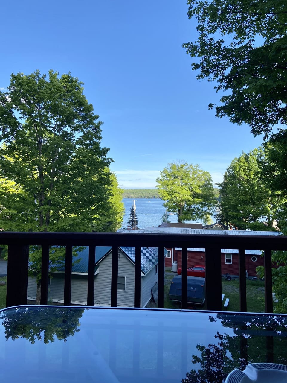 View from deck