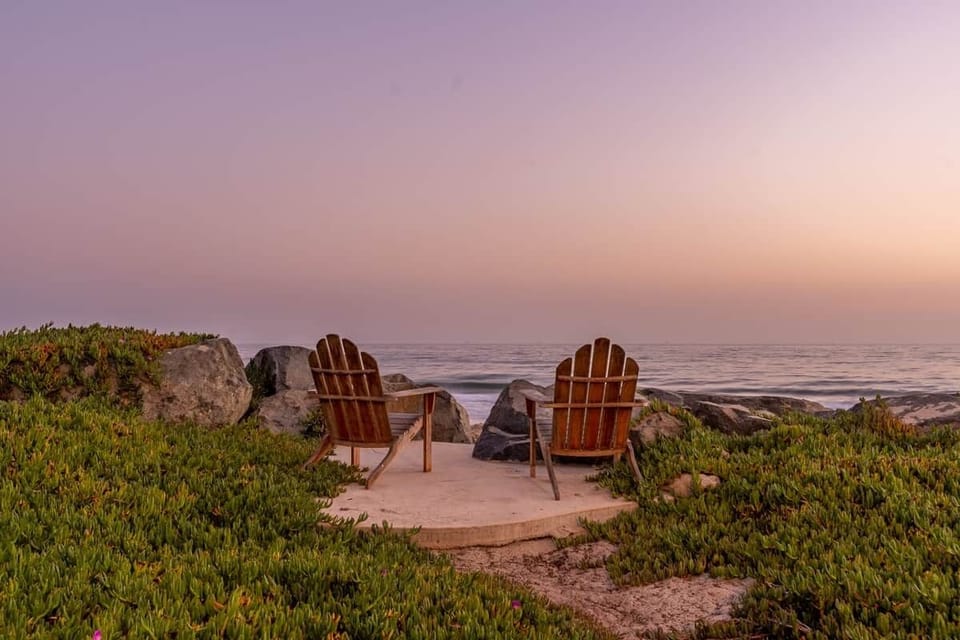 (36) Private beach patio at Sunset