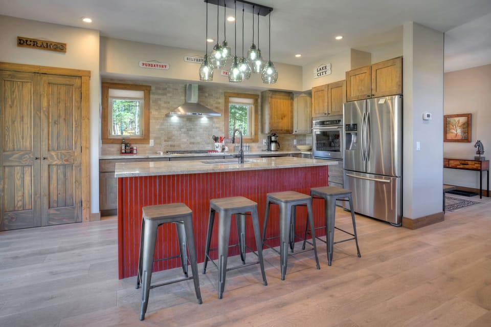 Fully stocked kitchen
