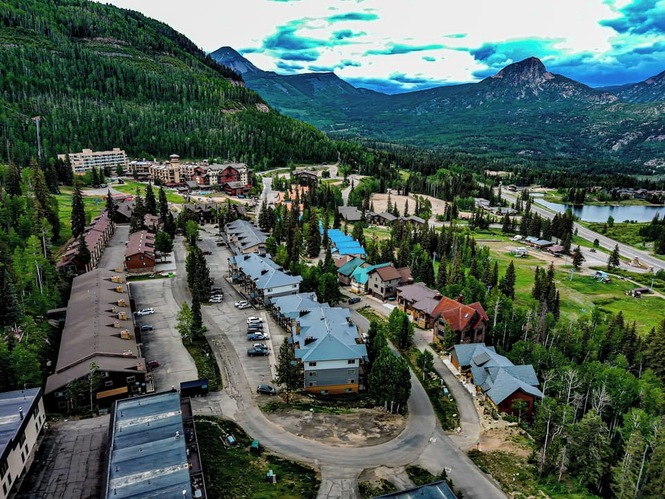 Aerial of Purgatory Townhomes