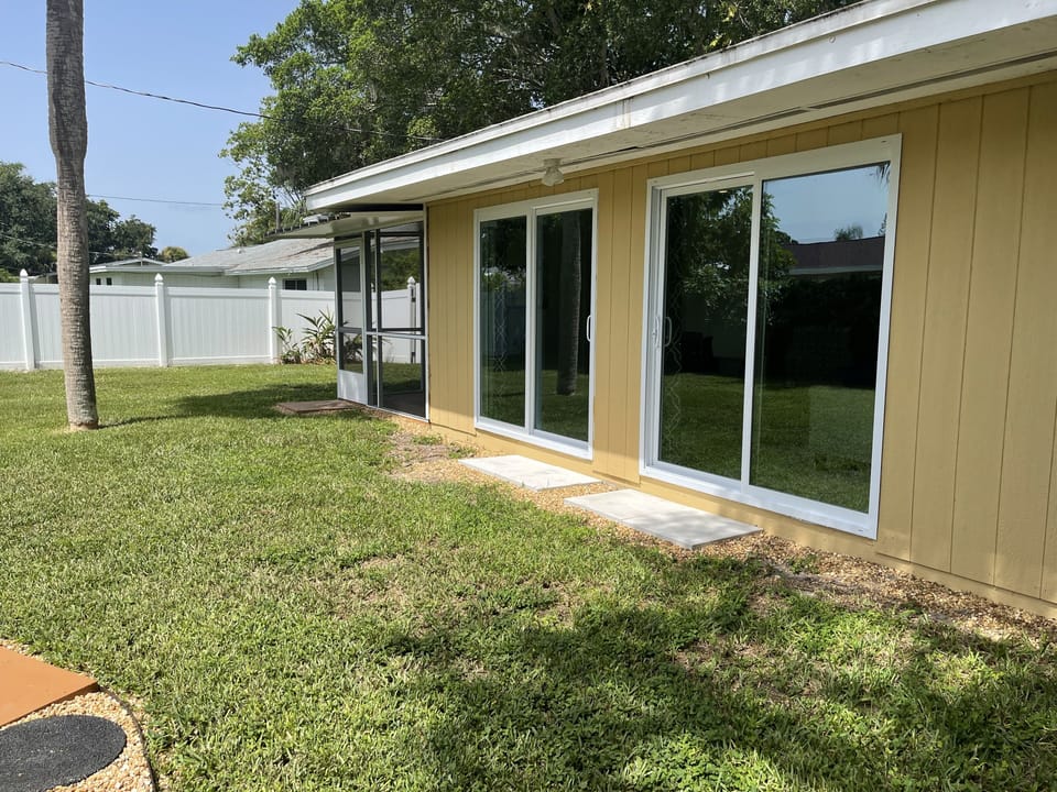 Fenced Backyard