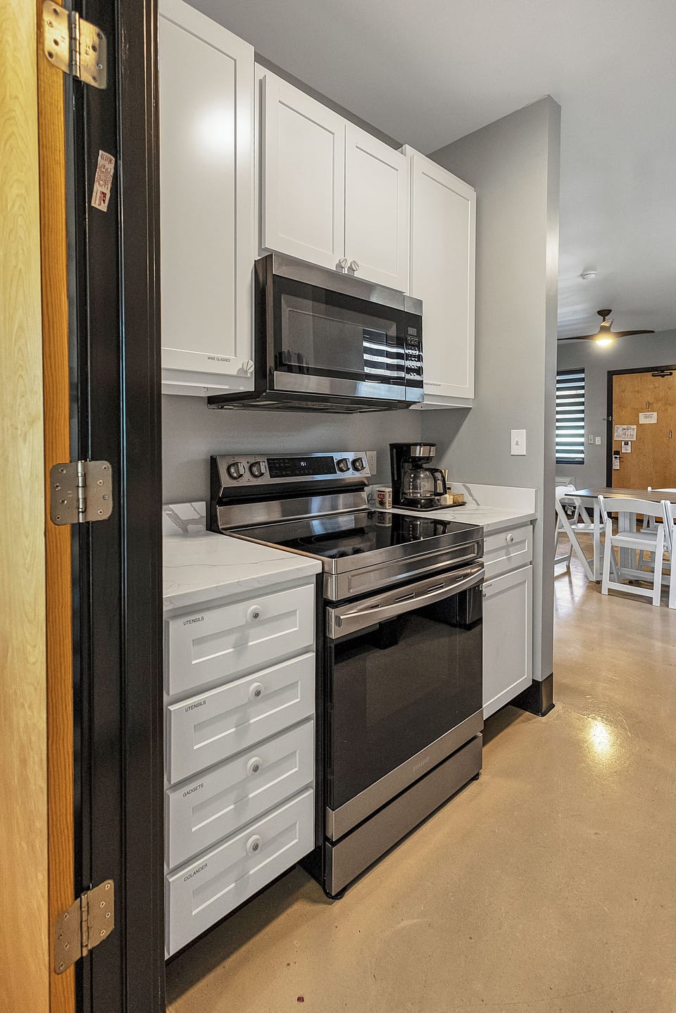 Stocked kitchen