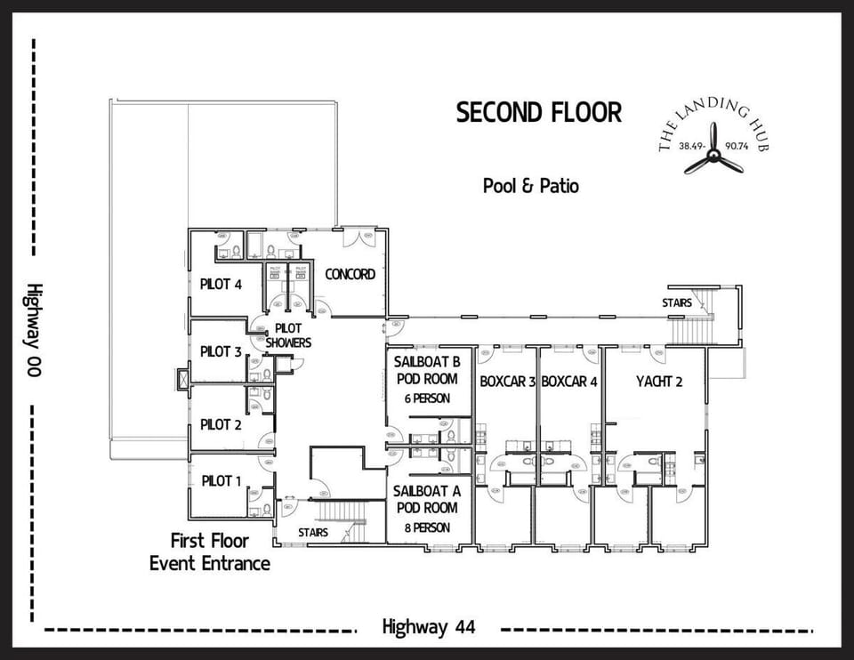 Second floor floor plan