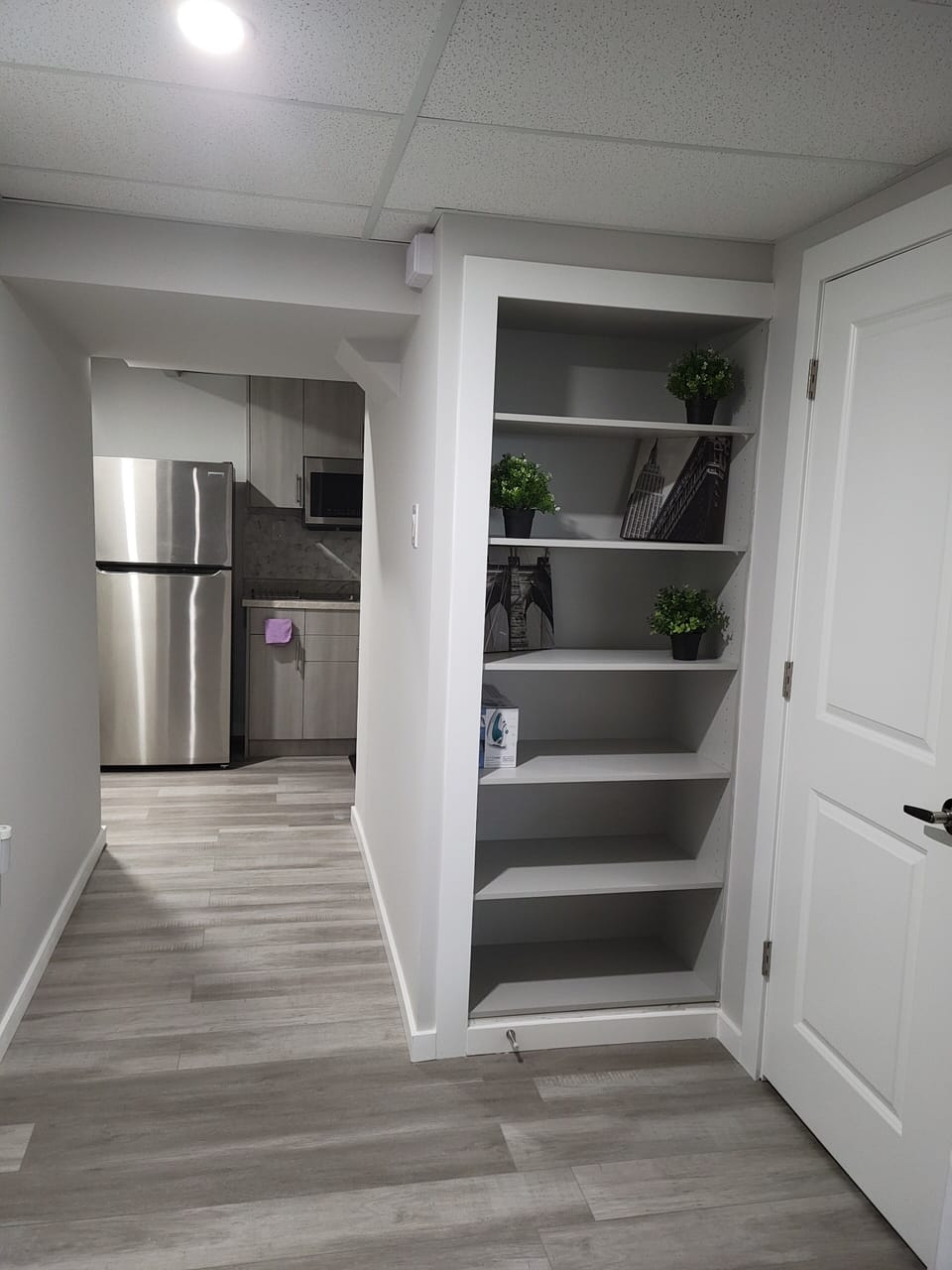 Storage to keep extra items if needed 