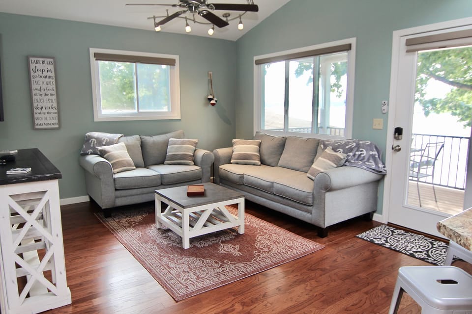 Cozy up in the living room