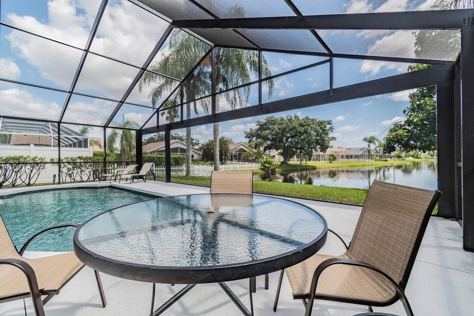 Have the family eat outside for fresh air and the lakeview.