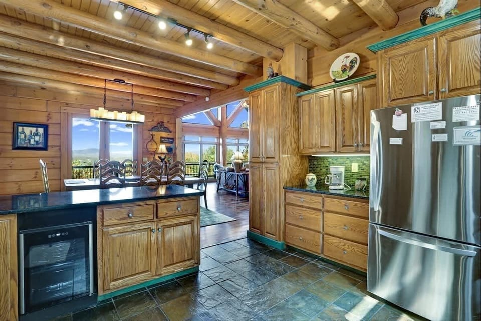 MINI WINE CHILLER & LARGE KITCHEN FRIDGE