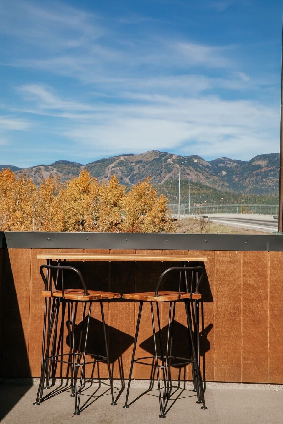 Private Balcony with great view of Whitefish Mountain Resort