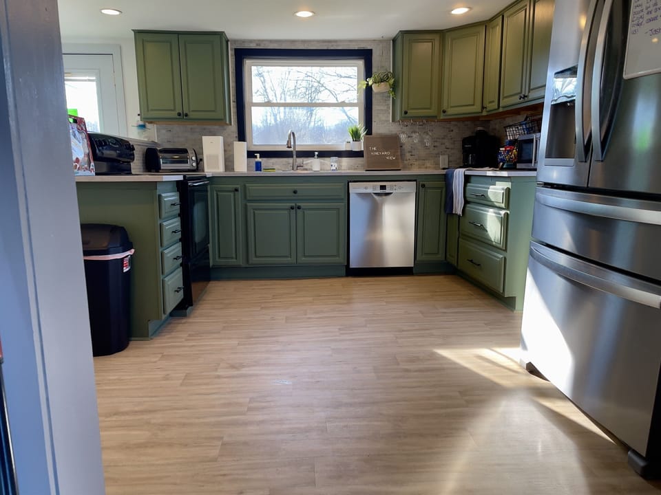 Brand new refrigerator with ice maker and water dispenser