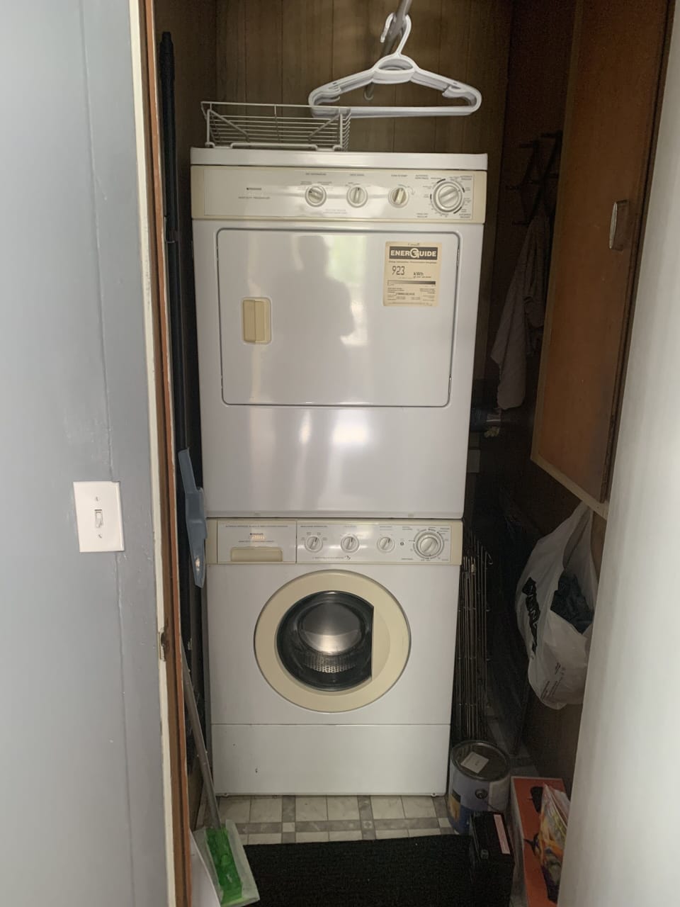 Washer and dryer available.