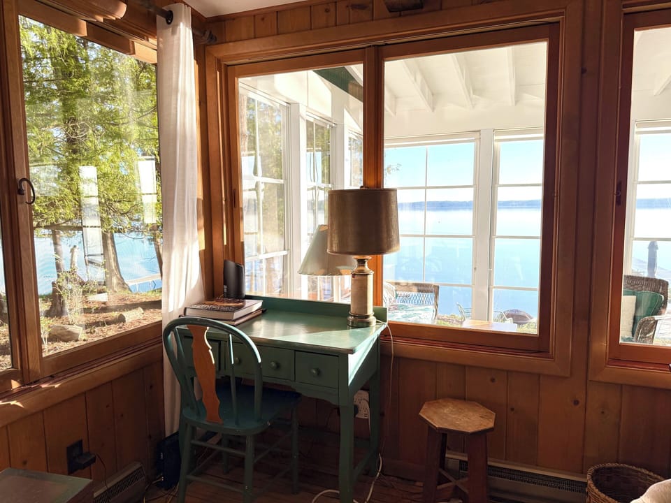 Desk with a view 