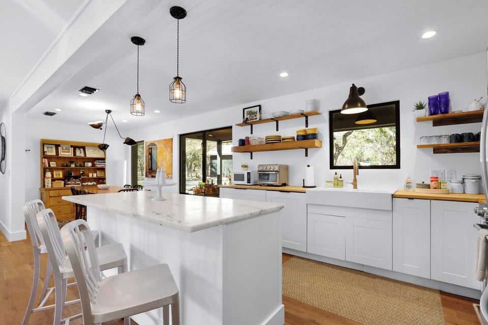 Plenty of countertop space