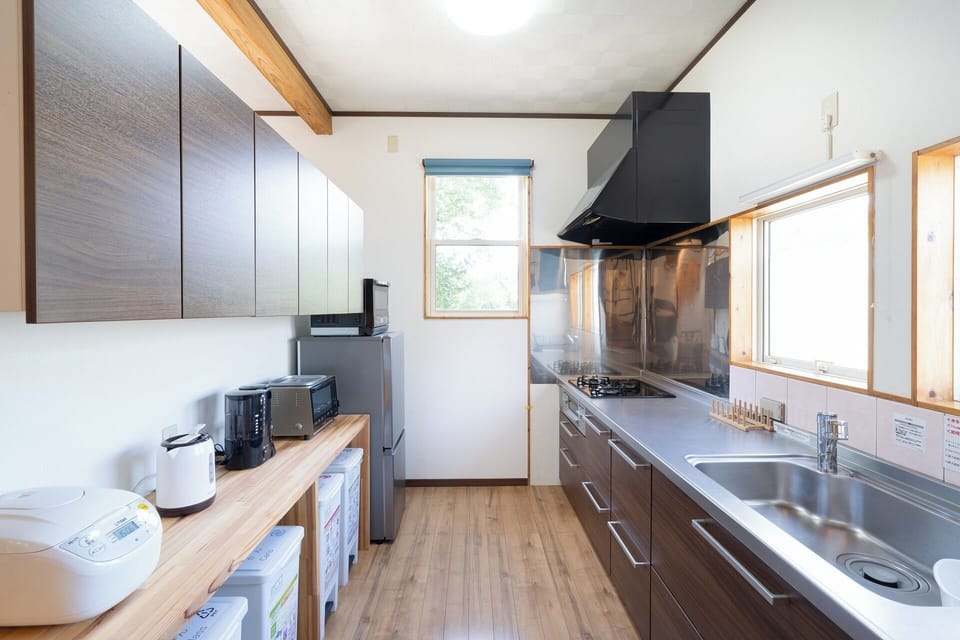 Fully equipped kitchen