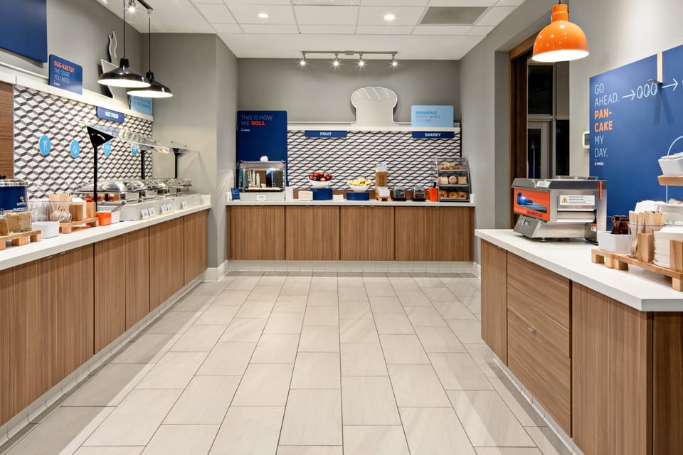Free daily self-serve breakfast