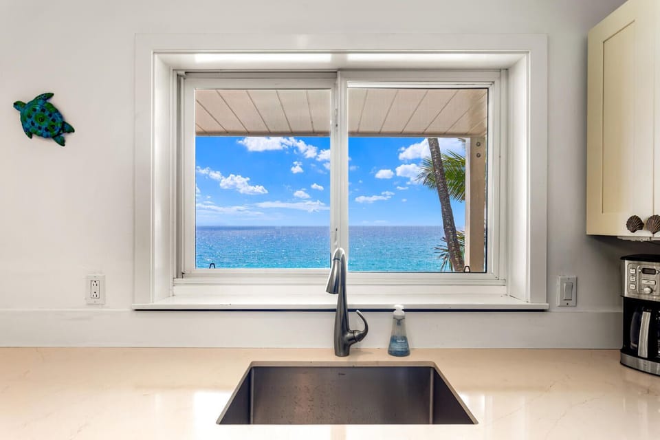 View from kitchen