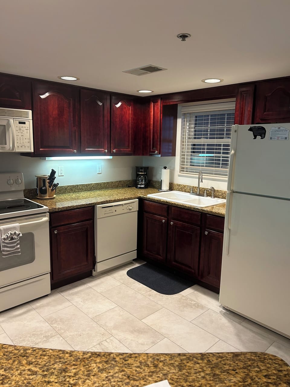 Fully stocked kitchen 
