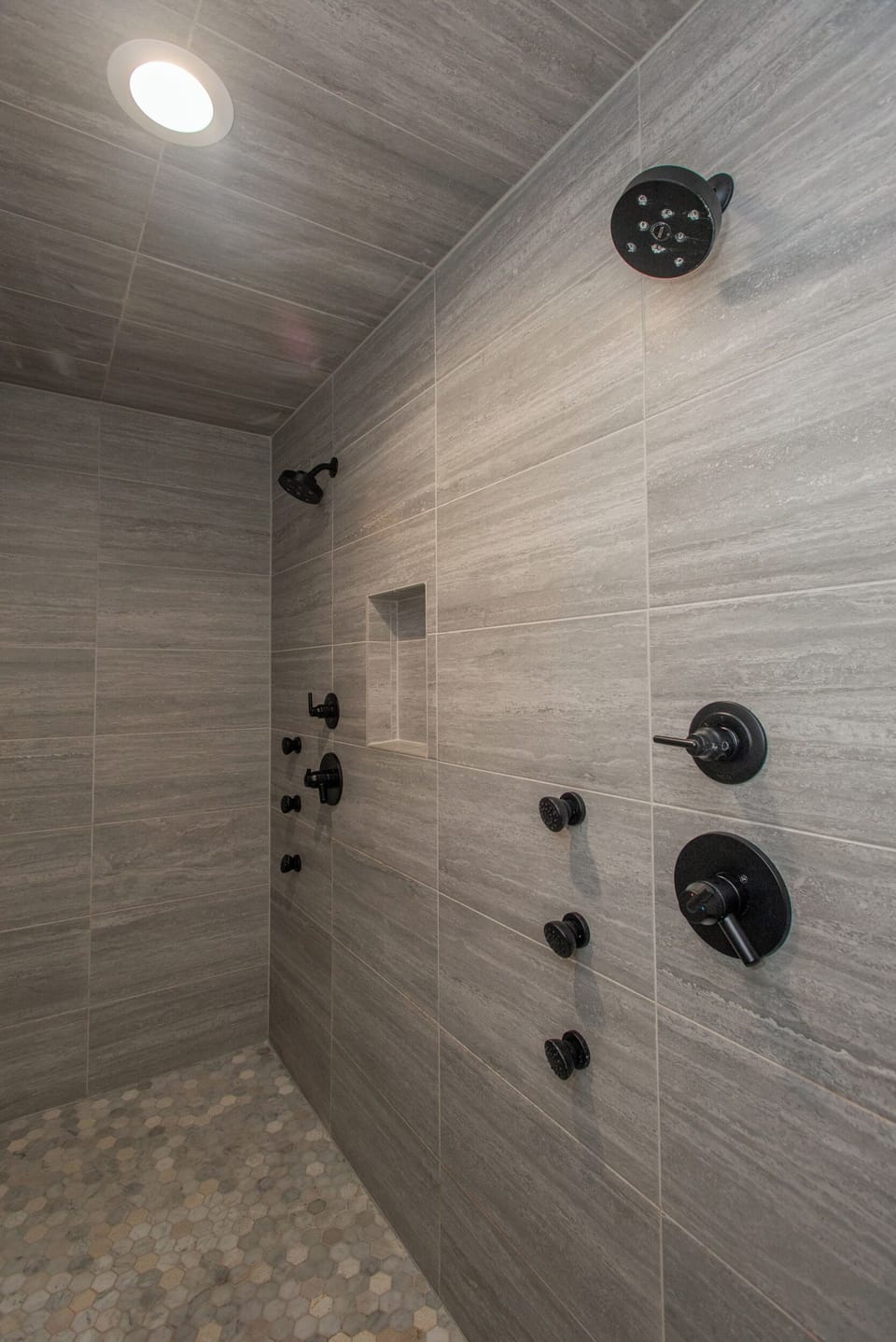 The primary shower is a show stopper!