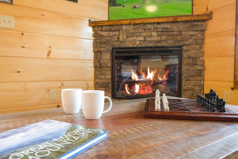 Curl up by the fire with a book or a board game!