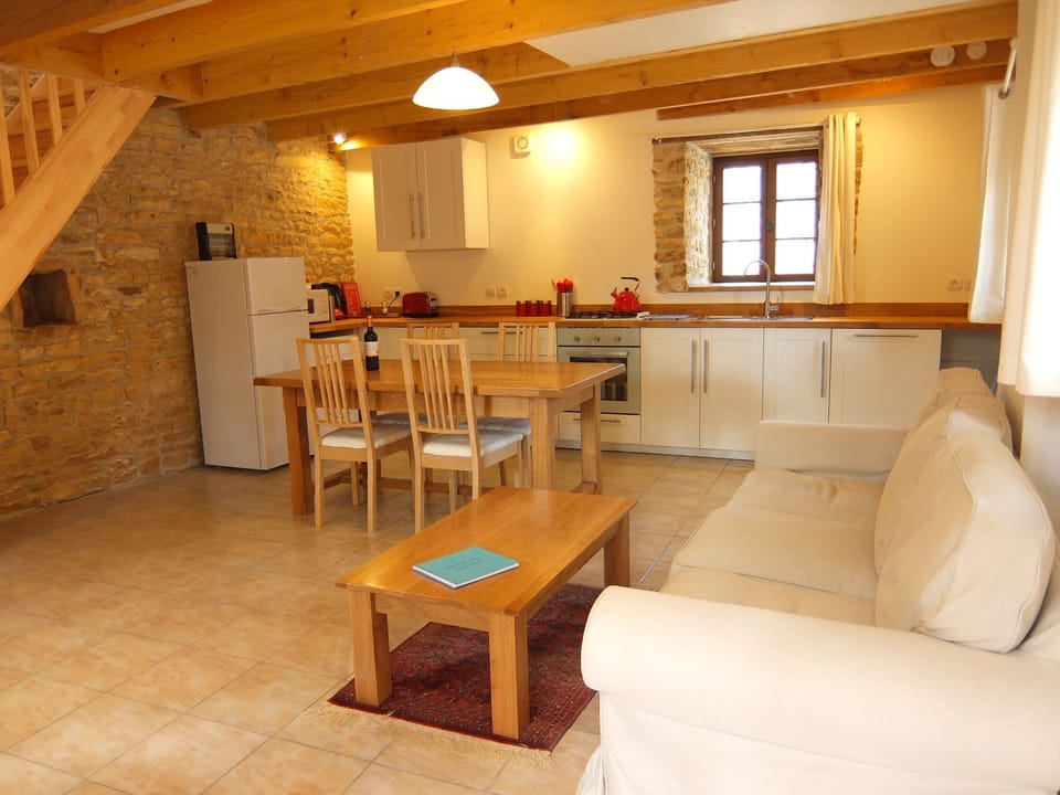 Kitchen and dining area
