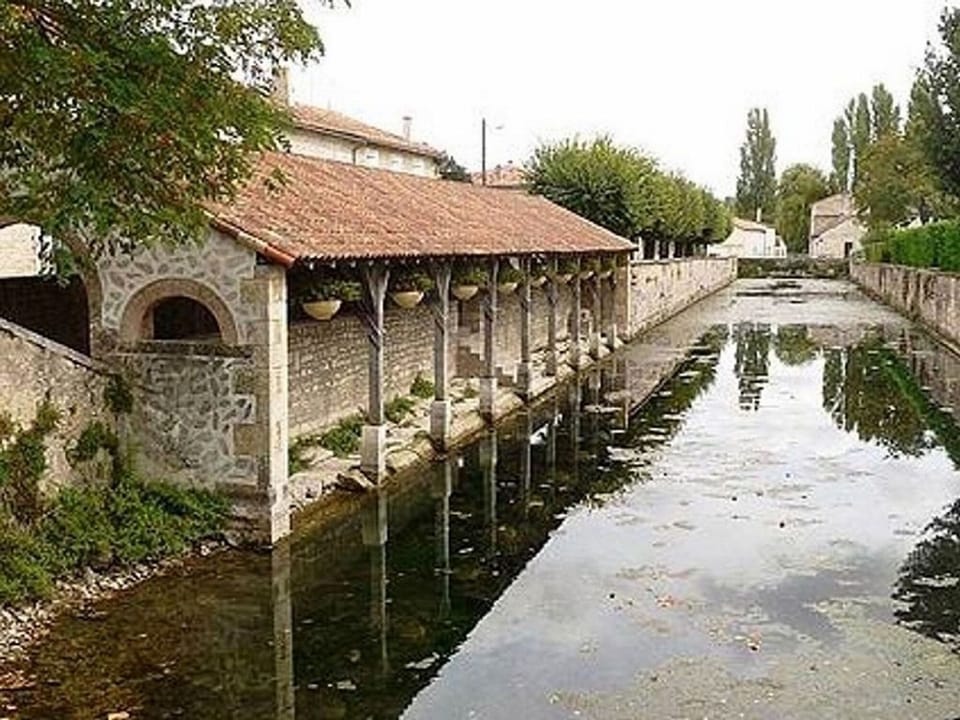 Market town of Ruffec, on the Charente, 6km away