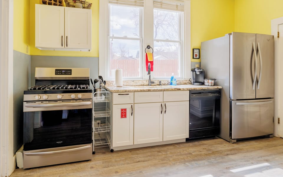 Modern appliances in the kitchen make the most of your stay
