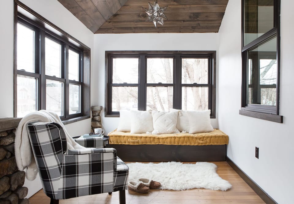 Front porch for coffee or relaxing.