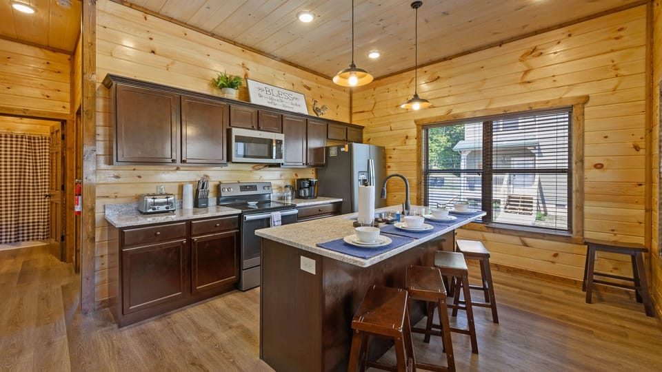 A spacious kitchen and dining combo is what you need to entertain friends and family.