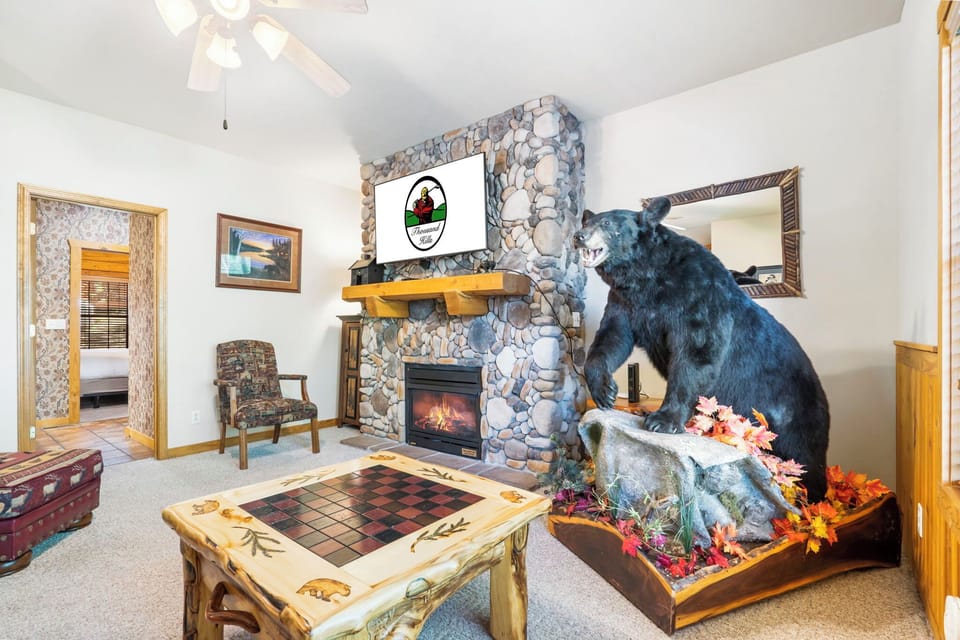 Living Room - Seasonal Gas Fireplace, Cable TV/DVD, Sofa Sleeper