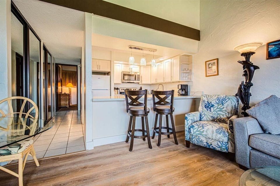 Bar seating for two