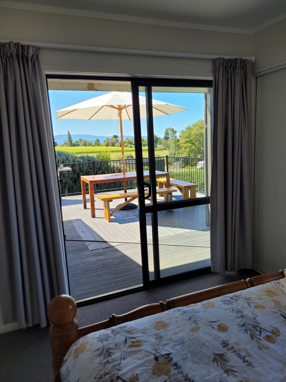 View from bedroom 1