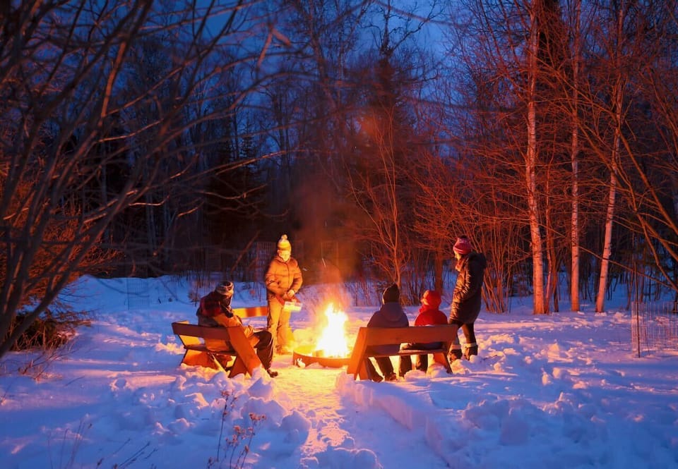 The house is well stocked with firewood and ready for a campfire year round