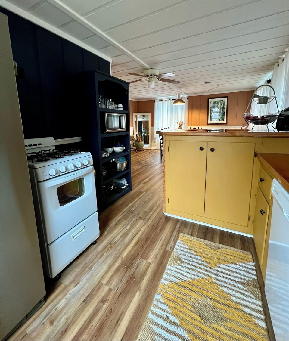 Kitchen with essentials for a great stay