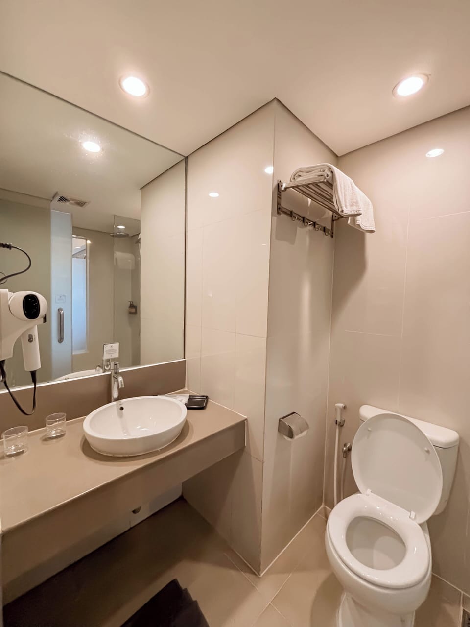 Deluxe Double or Twin Room | Bathroom amenities | Free toiletries, hair dryer, slippers, towels
