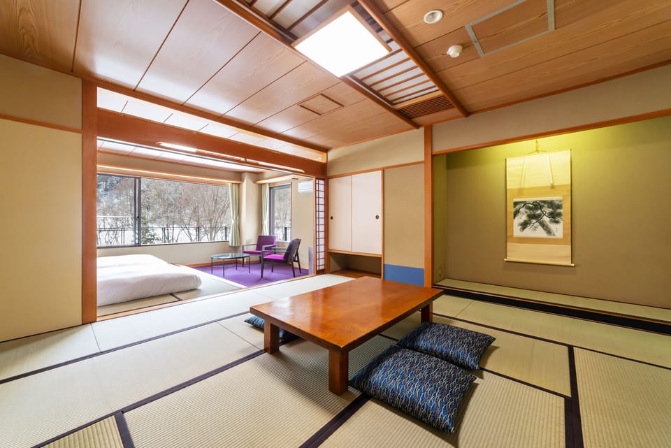 Japanese Style Room 12+6 Jo Non Smoking | In-room safe, WiFi (free), bed sheets