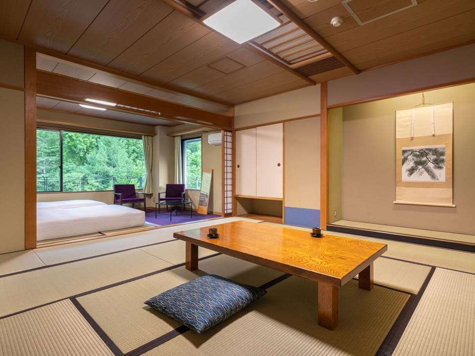 Japanese Style Room 12+6 Jo Non Smoking | In-room safe, WiFi (free), bed sheets