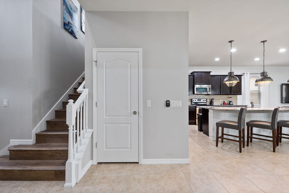 View 2 of welcoming entry way of the villa