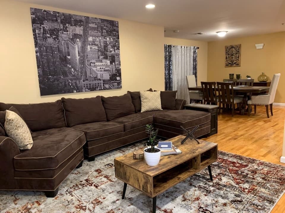 Mirco-Fiber Sectional Couch Living Room Area