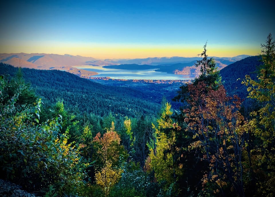 Beautiful fall views too!