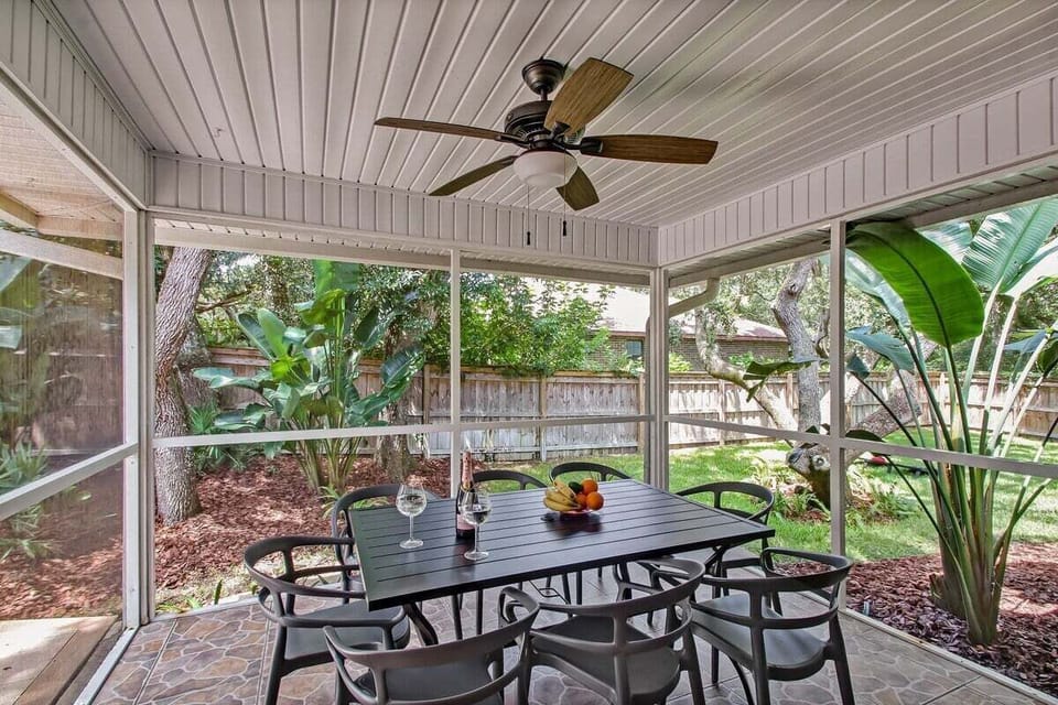 Great patio space!