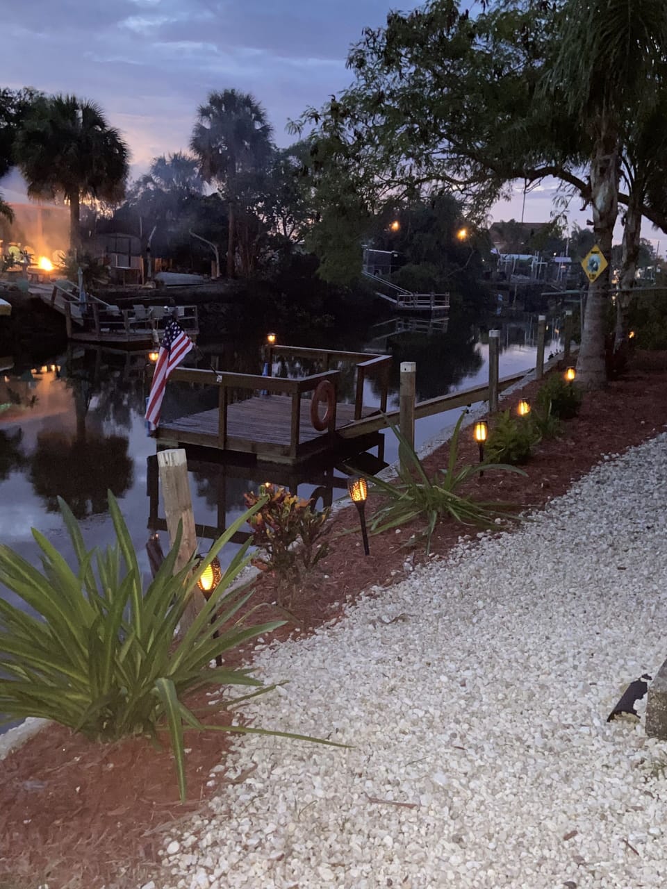 Nightime view from lanai