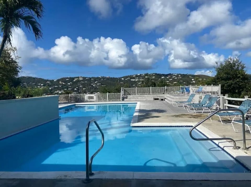 Community pool within walking distance from our condo.  