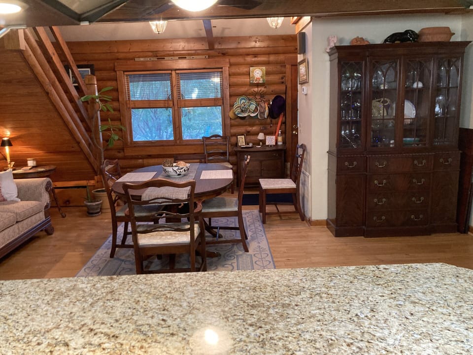 View from kitchen toward front of home