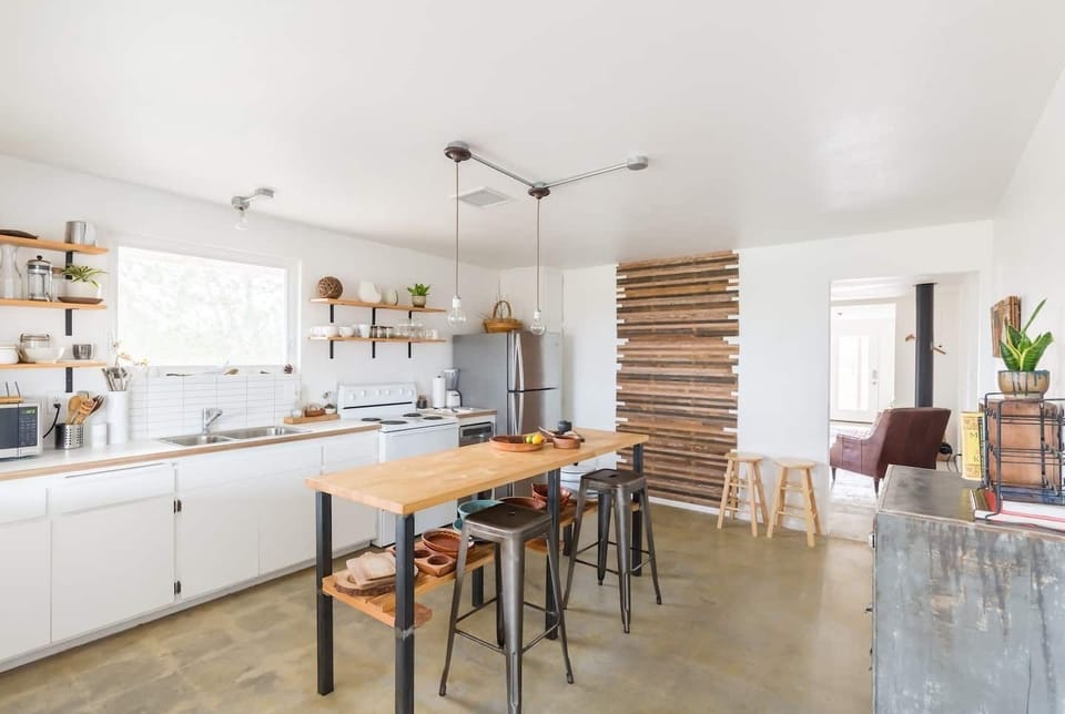 Kitchen - now has an updated stove with air fryer