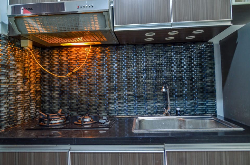 Room | Private kitchen | Fridge, stovetop, electric kettle, cookware/dishes/utensils