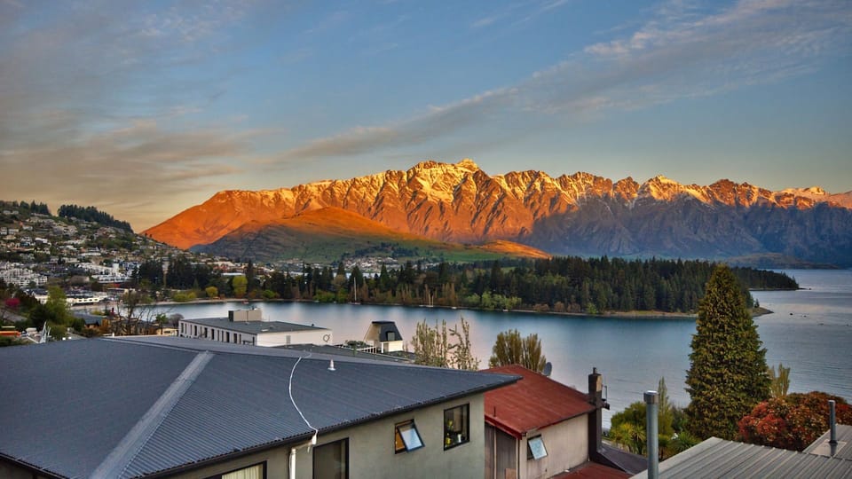 Sunset view from the balcony