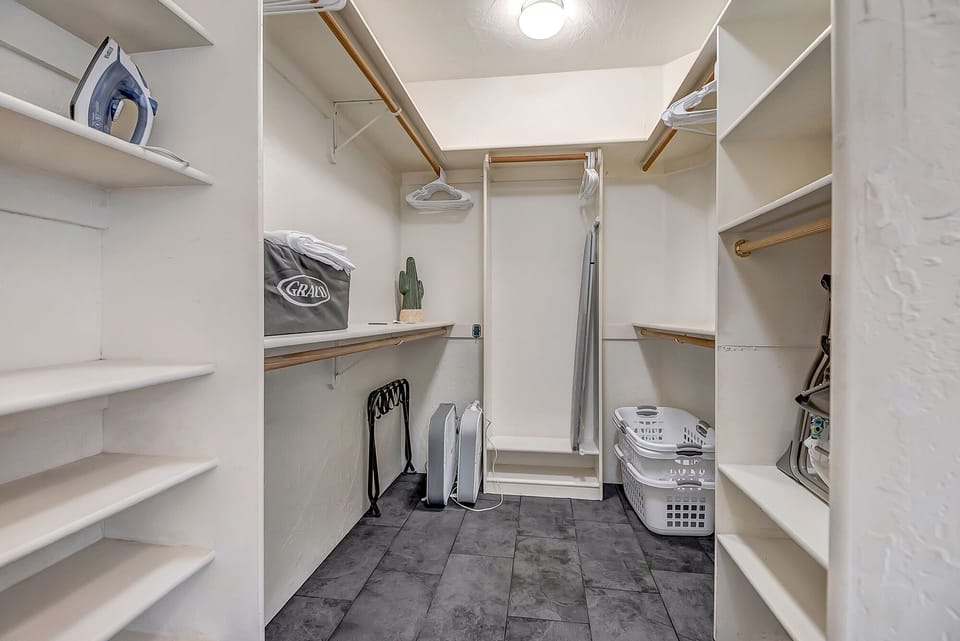 Spacious Master Closet