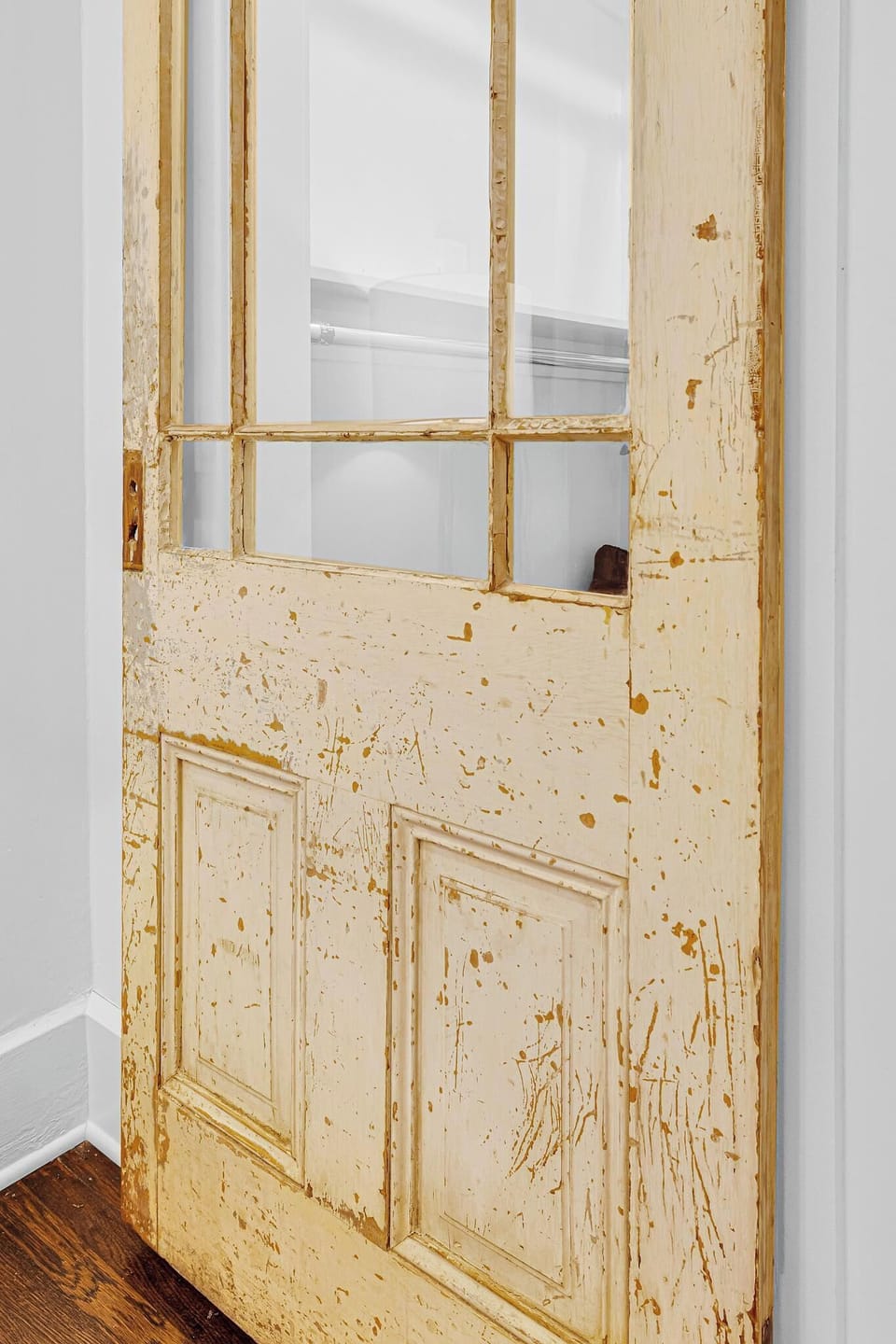 Primary bedroom sliding closet.