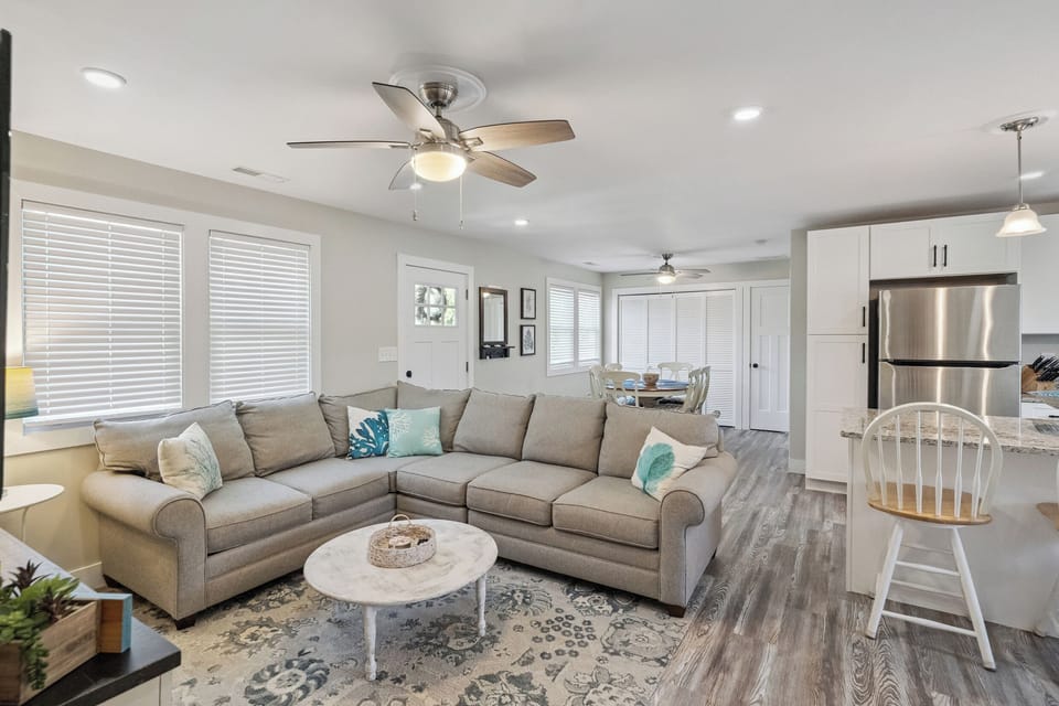 Cozy open floor plan